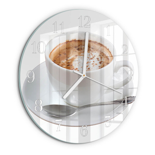 Horloge ronde Café