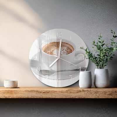 Horloge ronde Café