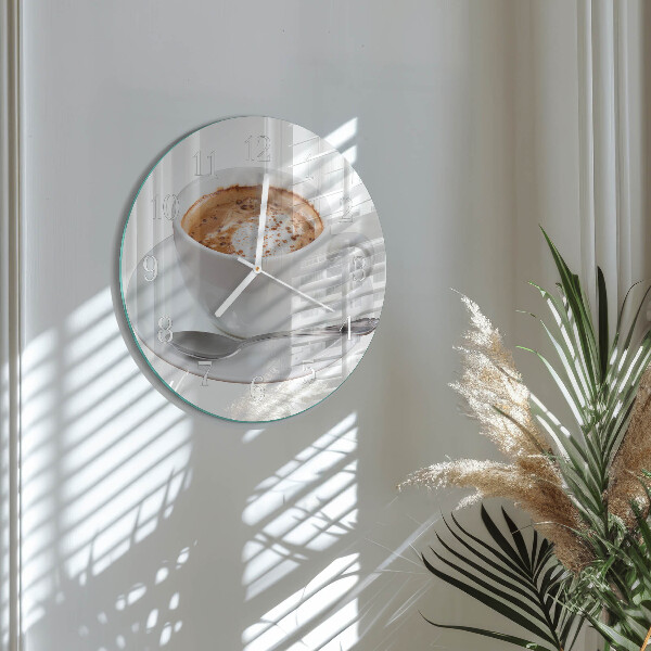 Horloge ronde Café