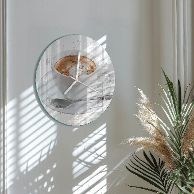 Horloge ronde Café