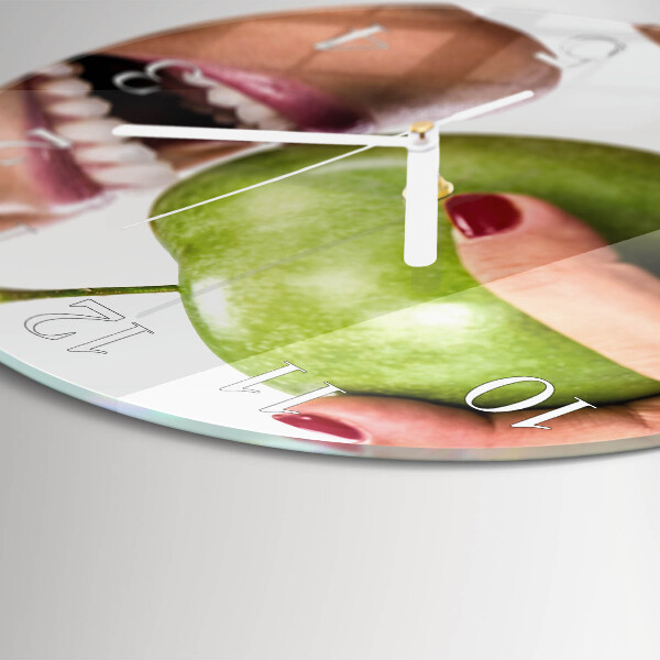 Horloge ronde Pomme