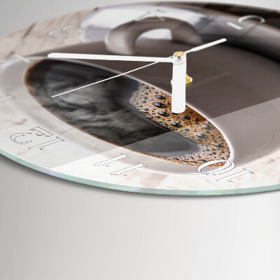 Horloge ronde Café