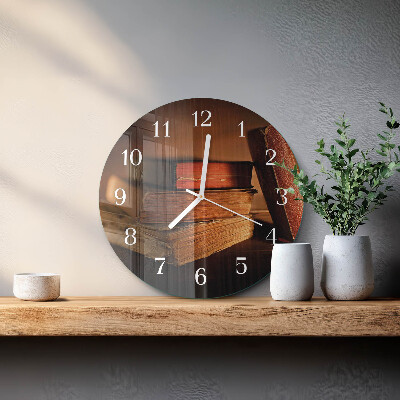 Horloge ronde Livre