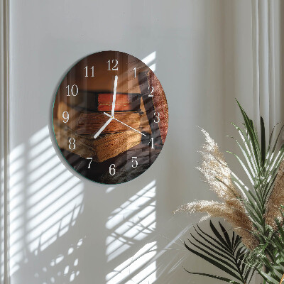 Horloge ronde Livre