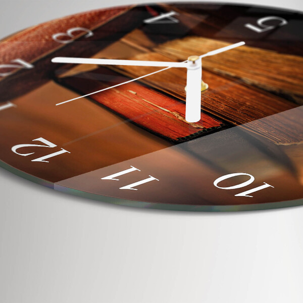 Horloge ronde Livre