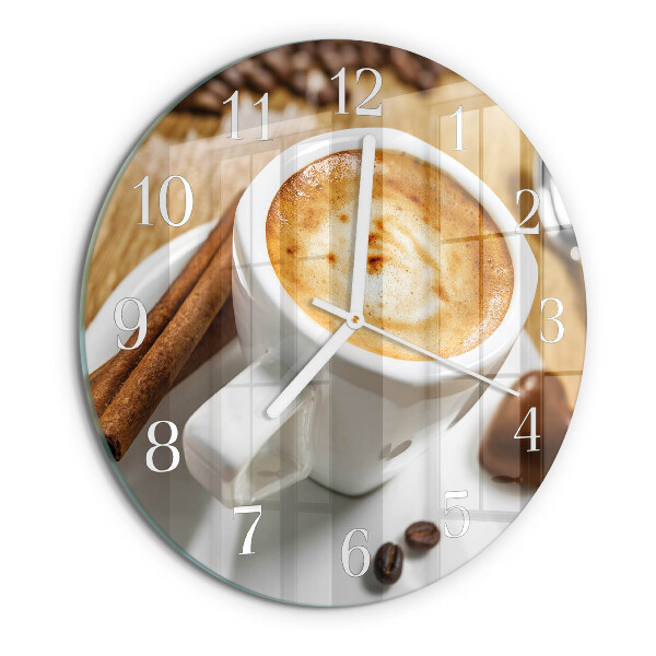 Horloge ronde Café