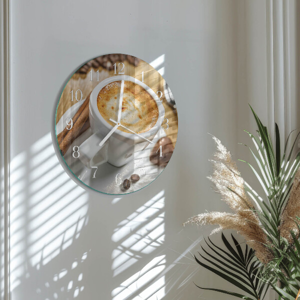 Horloge ronde Café