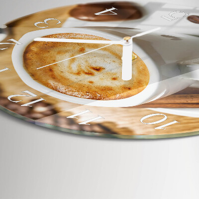 Horloge ronde Café