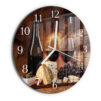 Horloge ronde Vin