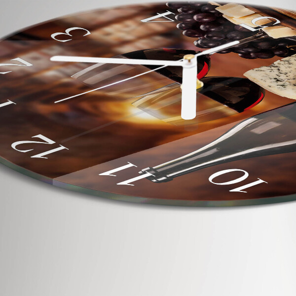 Horloge ronde Vin