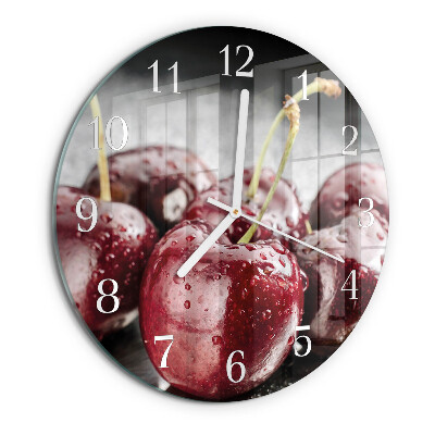 Horloge ronde Cerise
