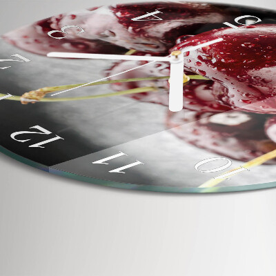 Horloge ronde Cerise