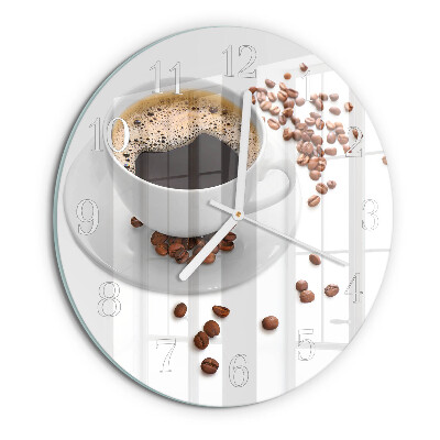 Horloge ronde Café