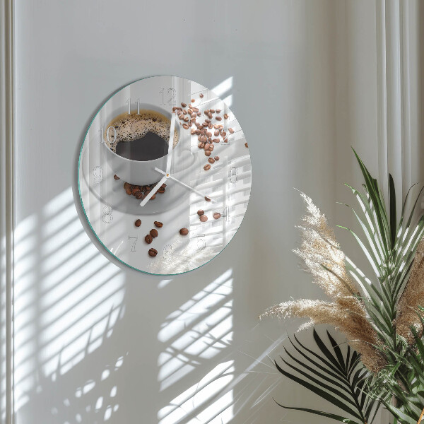 Horloge ronde Café