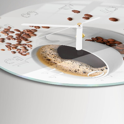 Horloge ronde Café