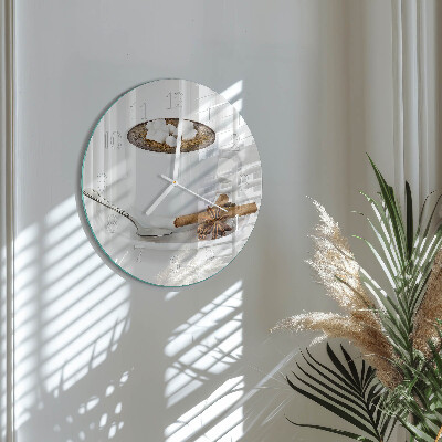 Horloge ronde Chocolat