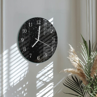 Horloge ronde Gouttes