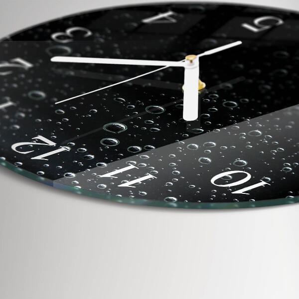 Horloge ronde Gouttes
