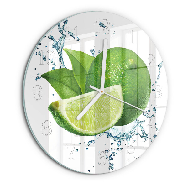 Horloge ronde Carbonate de calcium