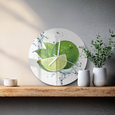Horloge ronde Carbonate de calcium