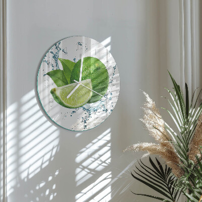 Horloge ronde Carbonate de calcium