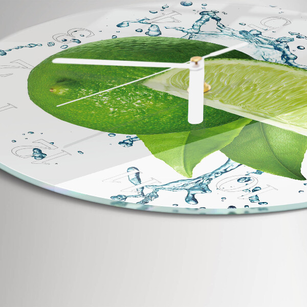 Horloge ronde Carbonate de calcium