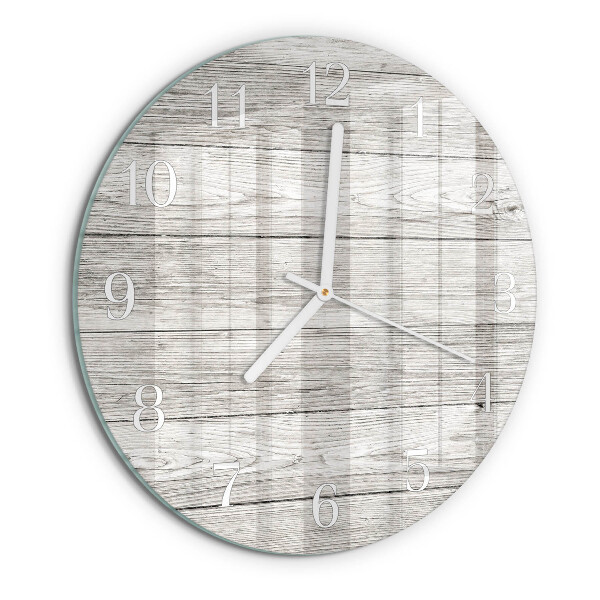 Horloge ronde Tableaux gris