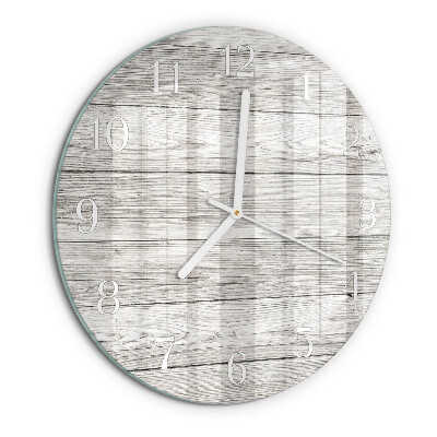 Horloge ronde Tableaux gris