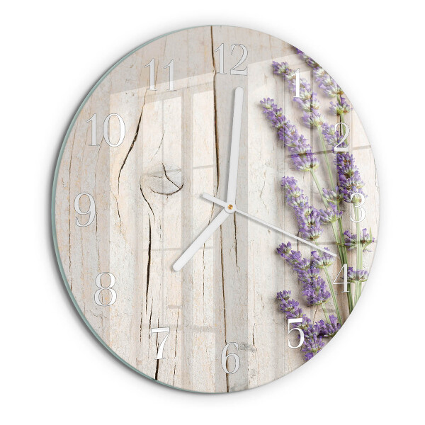 Horloge ronde Lavande