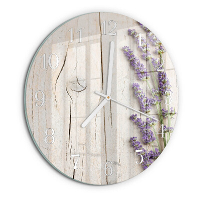 Horloge ronde Lavande
