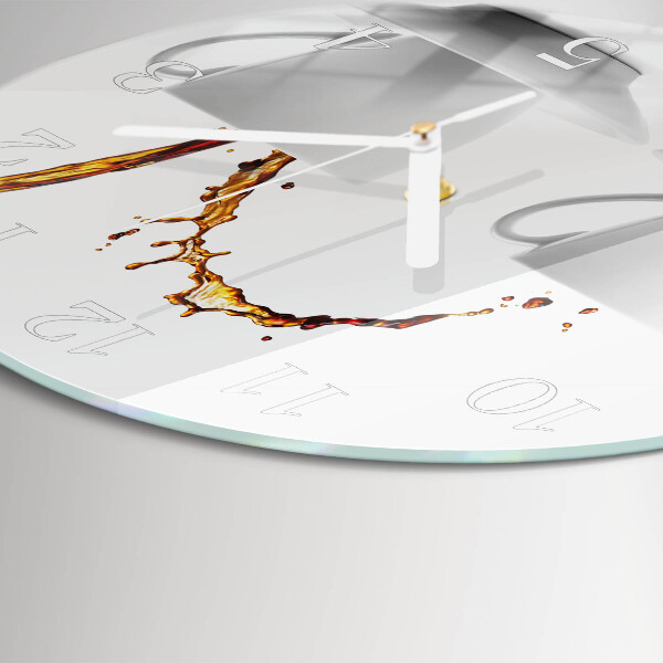 Horloge ronde Tasses de café