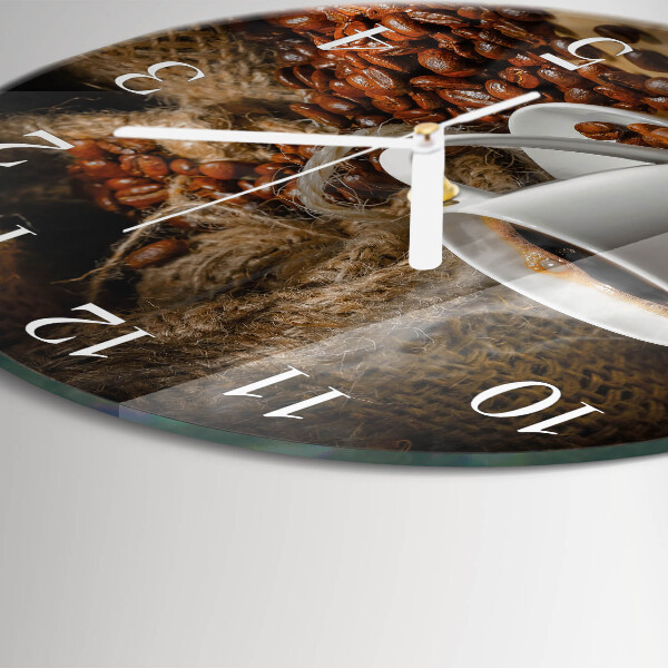 Horloge ronde Café