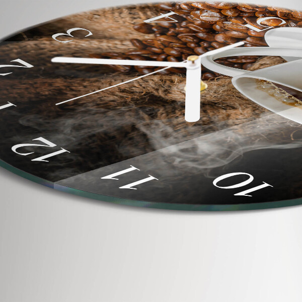 Horloge ronde Café