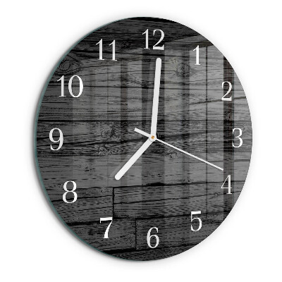 Horloge ronde Bois