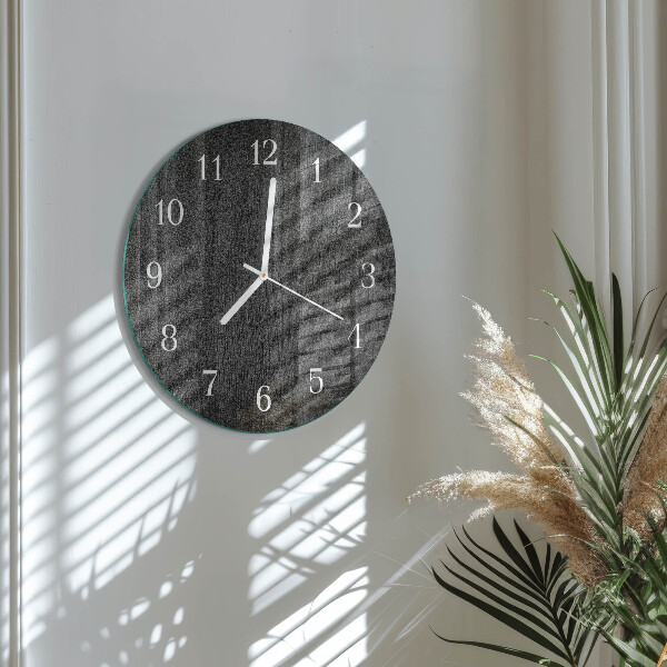 Horloge ronde Bois