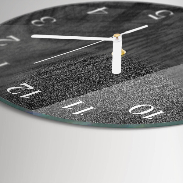 Horloge ronde Bois