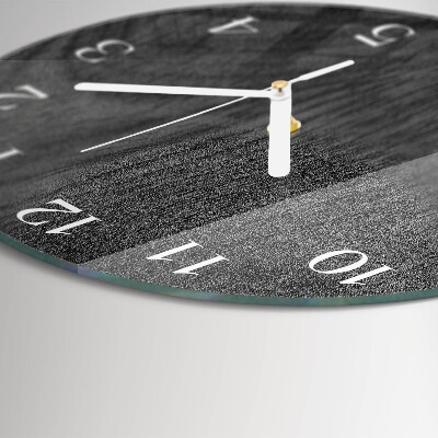 Horloge ronde Bois
