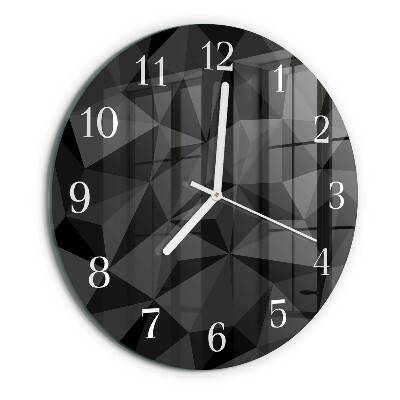 Horloge ronde Motif 3D