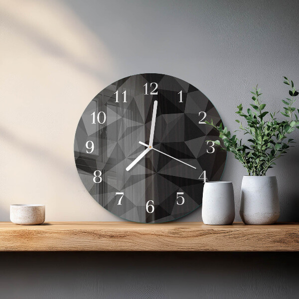 Horloge ronde Motif 3D