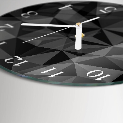 Horloge ronde Motif 3D