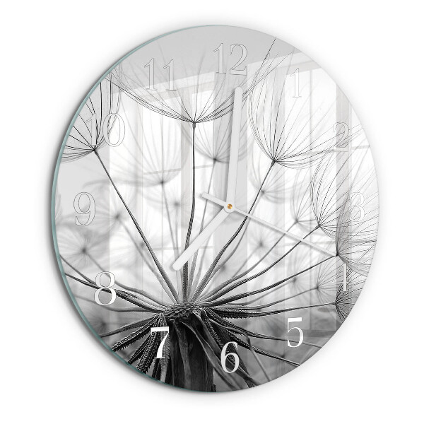 Horloge ronde Pissenlit