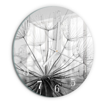 Horloge ronde Pissenlit