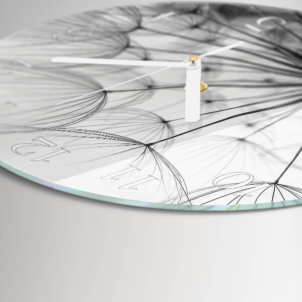 Horloge ronde Pissenlit