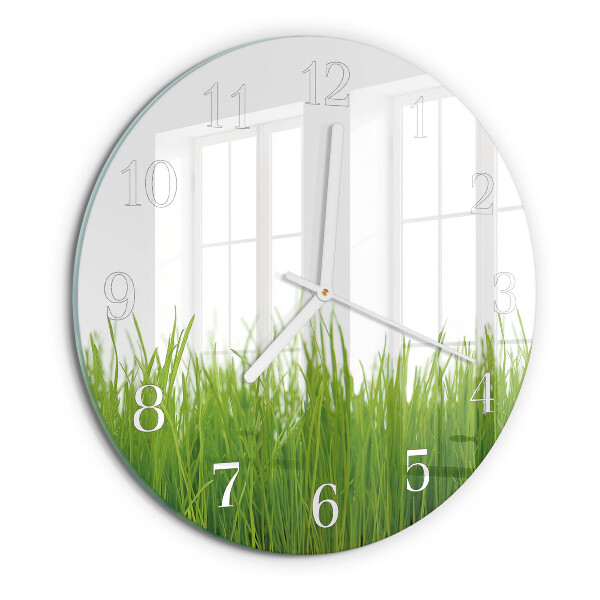 Horloge ronde Herbe