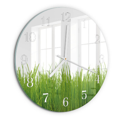 Horloge ronde Herbe