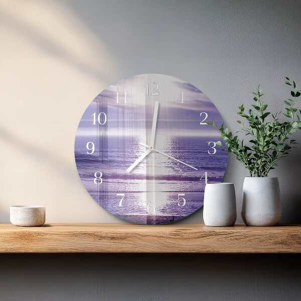 Horloge ronde Mer