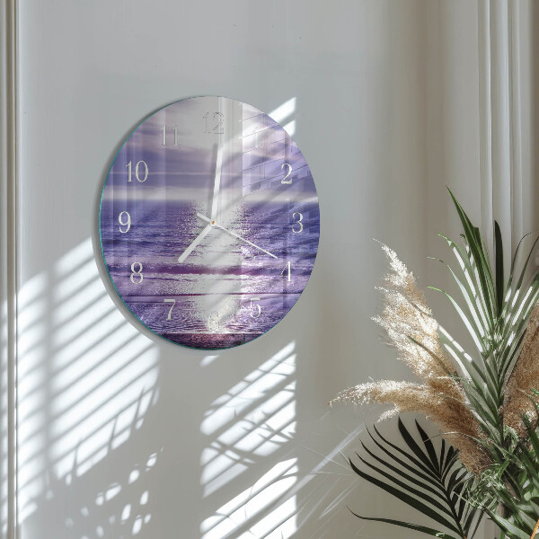 Horloge ronde Mer