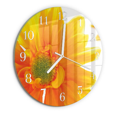 Horloge ronde Fleur