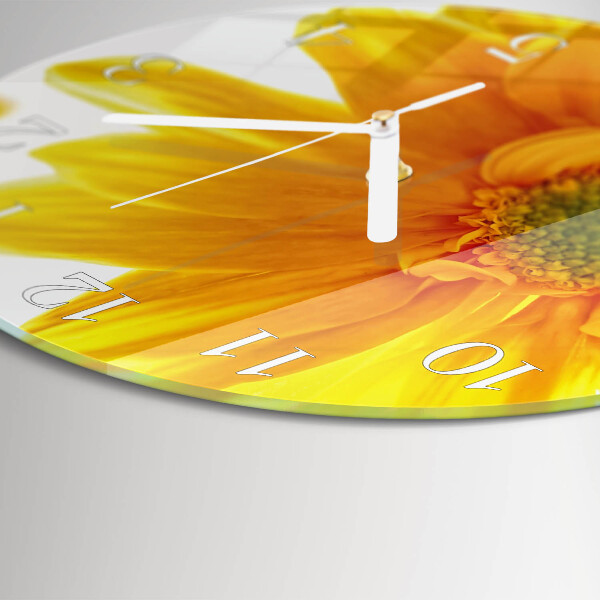 Horloge ronde Fleur