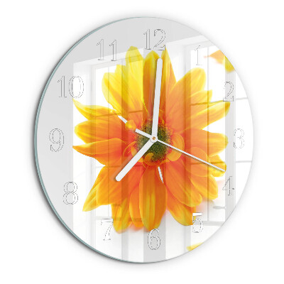 Horloge ronde Fleur